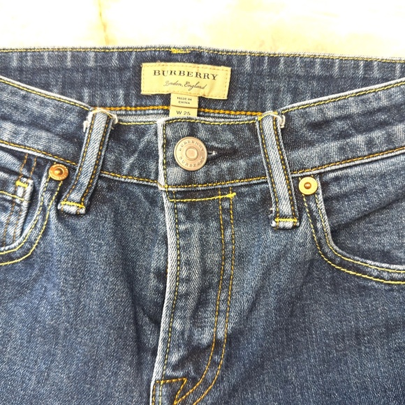 Burberry Brit Skinny Mid Rise Jeans Size 25 - Picture 2 of 7